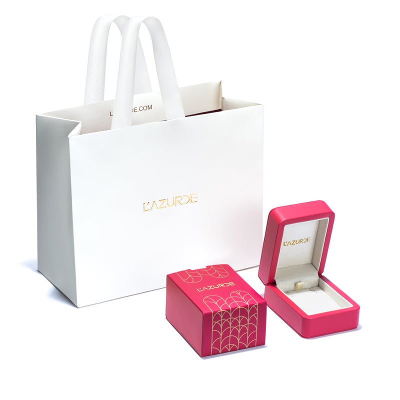 lazurde Flower Diamond Necklace in 18K Gold - Image 4